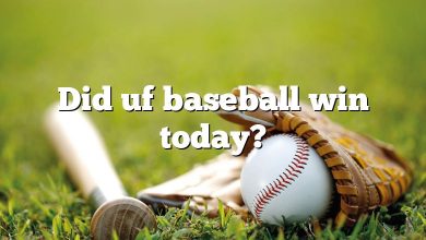 Did uf baseball win today?