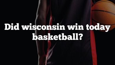 Did wisconsin win today basketball?