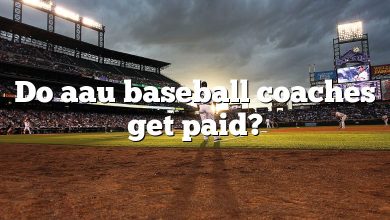 Do aau baseball coaches get paid?
