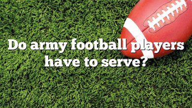 Do army football players have to serve?