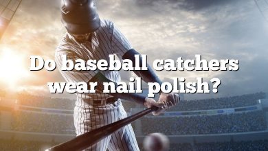 Do baseball catchers wear nail polish?