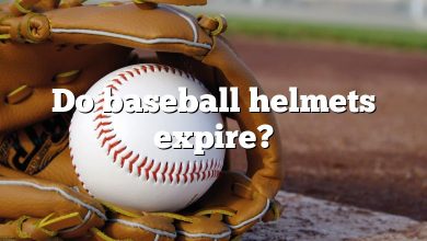 Do baseball helmets expire?