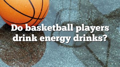Do basketball players drink energy drinks?