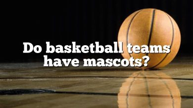 Do basketball teams have mascots?