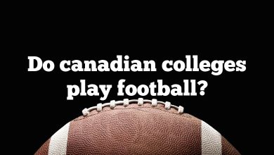 Do canadian colleges play football?