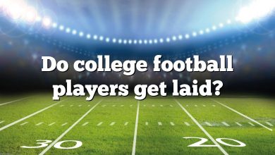 Do college football players get laid?