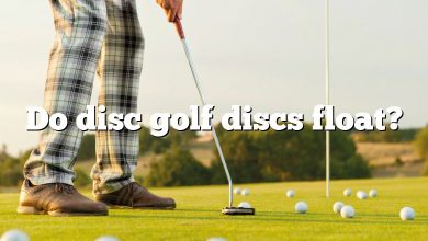 Do disc golf discs float?