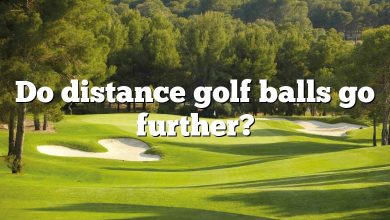 Do distance golf balls go further?