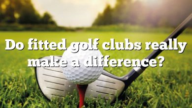 Do fitted golf clubs really make a difference?