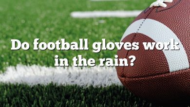 Do football gloves work in the rain?