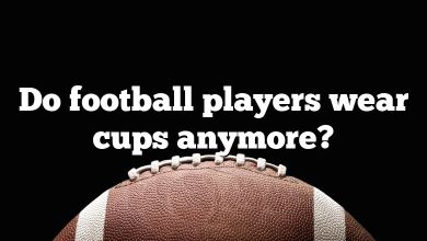 Do football players wear cups anymore?