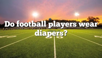 Do football players wear diapers?