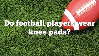 Do football players wear knee pads?