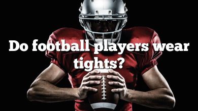 Do football players wear tights?