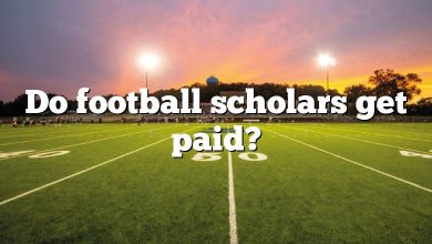 Do football scholars get paid?