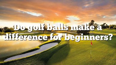 Do golf balls make a difference for beginners?