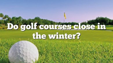 Do golf courses close in the winter?