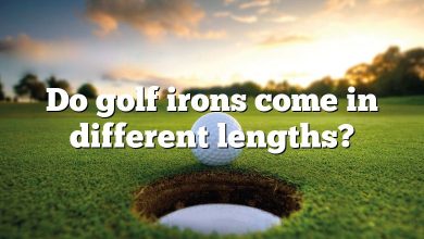 Do golf irons come in different lengths?