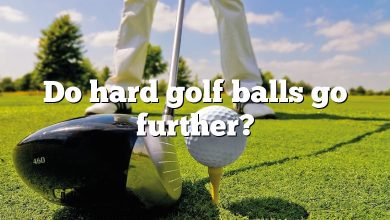 Do hard golf balls go further?