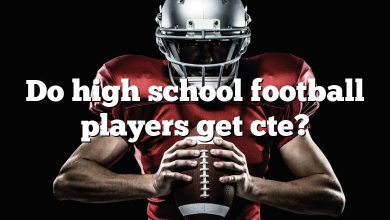 Do high school football players get cte?
