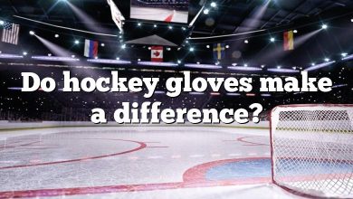 Do hockey gloves make a difference?