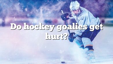 Do hockey goalies get hurt?