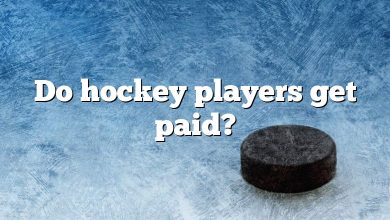 Do hockey players get paid?