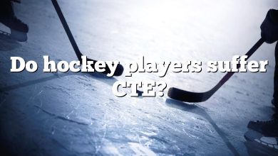 Do hockey players suffer CTE?