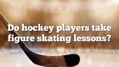 Do hockey players take figure skating lessons?