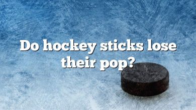 Do hockey sticks lose their pop?