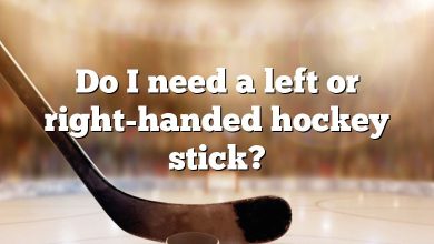 Do I need a left or right-handed hockey stick?