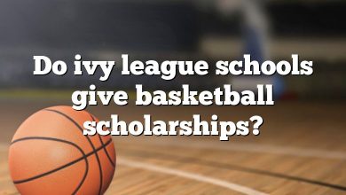 Do ivy league schools give basketball scholarships?