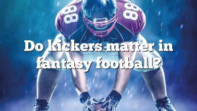 Do kickers matter in fantasy football?