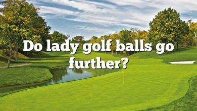 Do lady golf balls go further?