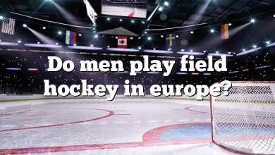 Do men play field hockey in europe?