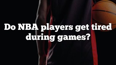 Do NBA players get tired during games?