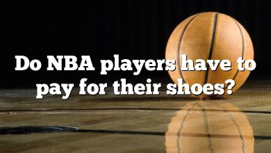 Do NBA players have to pay for their shoes?