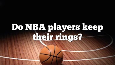 Do NBA players keep their rings?