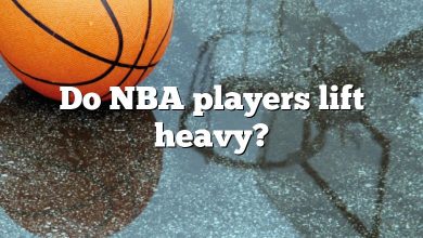 Do NBA players lift heavy?