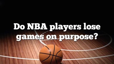 Do NBA players lose games on purpose?