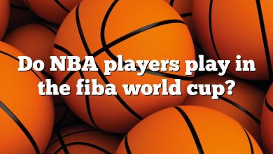 Do NBA players play in the fiba world cup?