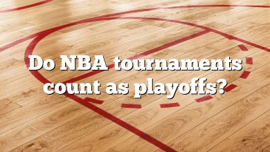 Do NBA tournaments count as playoffs?
