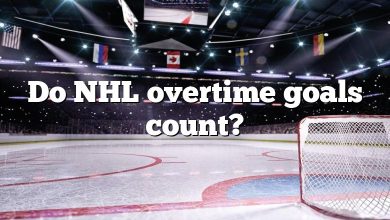 Do NHL overtime goals count?
