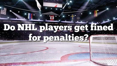 Do NHL players get fined for penalties?