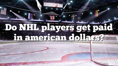 Do NHL players get paid in american dollars?