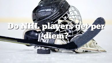 Do NHL players get per diem?