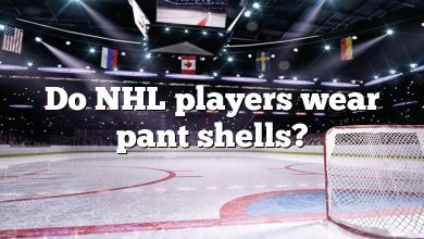 Do NHL players wear pant shells?