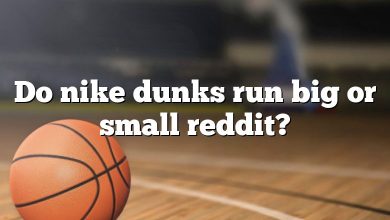 Do nike dunks run big or small reddit?