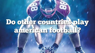 Do other countries play american football?