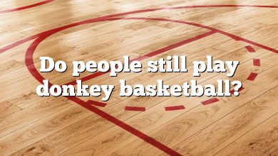 Do people still play donkey basketball?